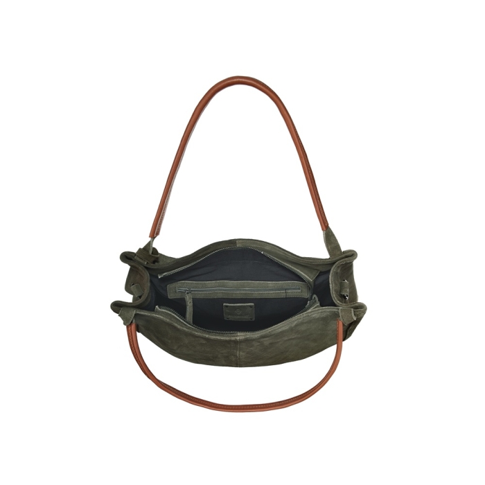 SHOPPER BAG SUEDE GREEN
